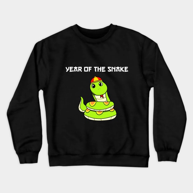 Snake Zodiac Crewneck Sweatshirt by WildSloths